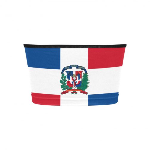 Dominican Republic Flag Bandeau Top
