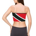 Trinidad and Tobago Flag Women's Tie Bandeau Top
