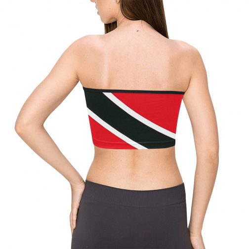 Trinidad and Tobago Flag Women's Tie Bandeau Top