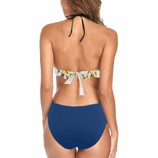 Belize Flag Women's Fringe One Piece Swimsuit