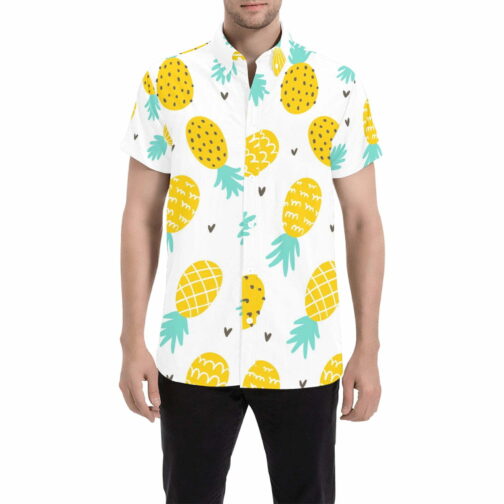Pineapple and hearts Men's Shirt