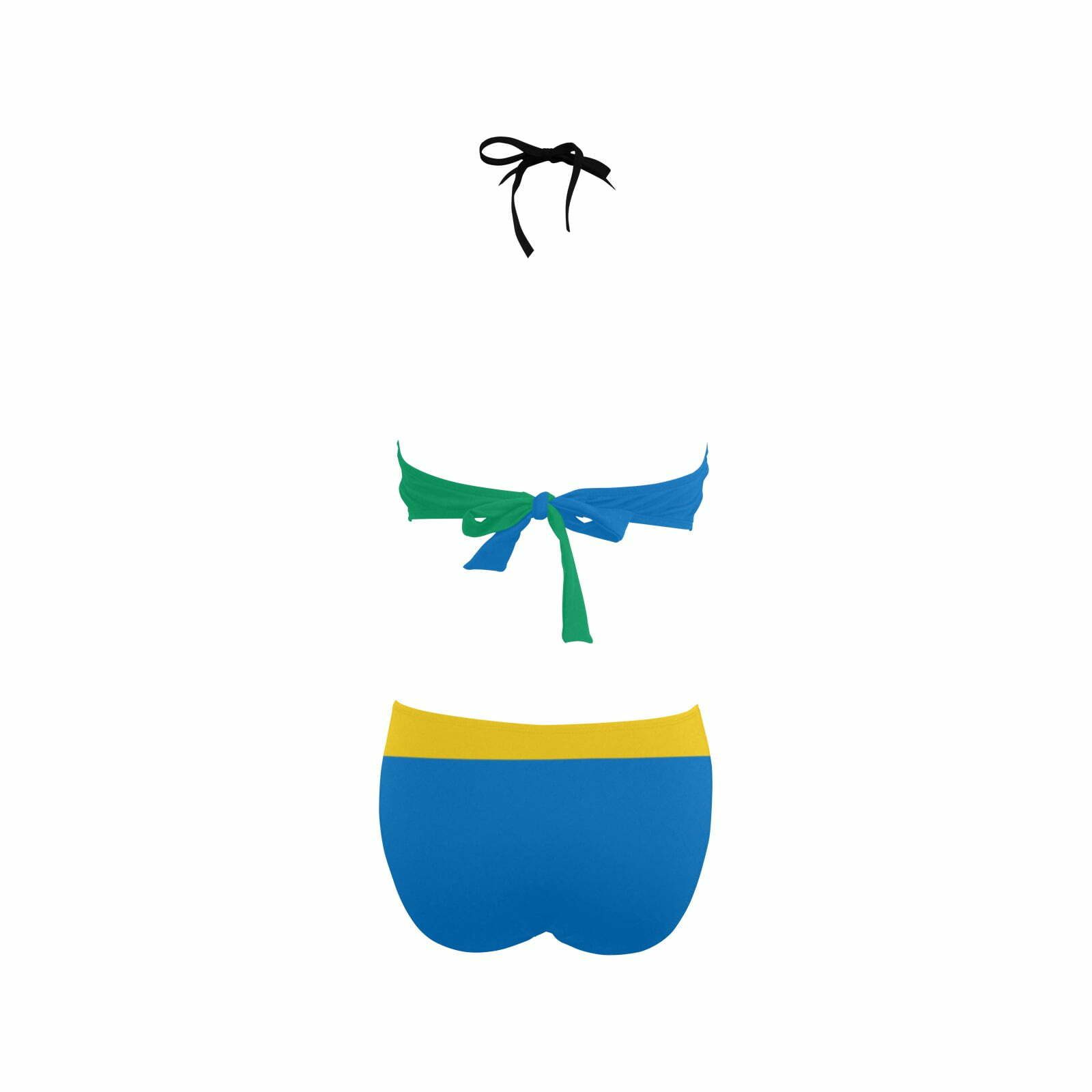 Saint Vincent & The Grenadines Flag Women's Fringe One Piece Swimsuit Saint Vincent and the Grenadines Flag Women's Fringe One Piece Swimsuit