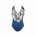Belize Flag Women's Fringe One Piece Swimsuit