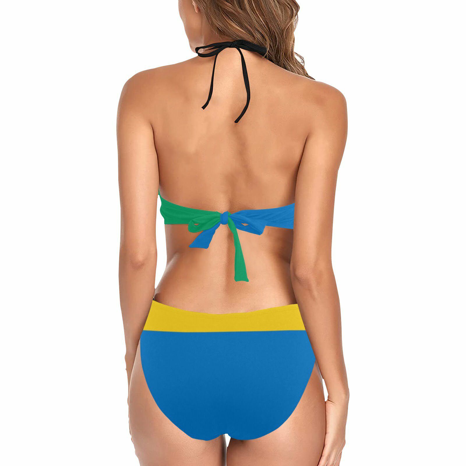 Saint Vincent & The Grenadines Flag Women's Fringe One Piece Swimsuit Saint Vincent and the Grenadines Flag Women's Fringe One Piece Swimsuit