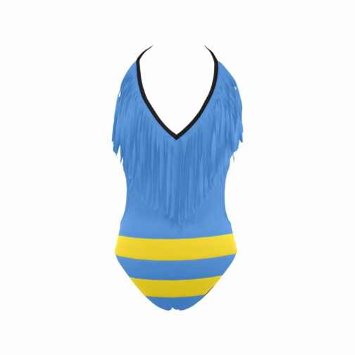 Aruba Flag Women's Fringe One Piece Swimsuit