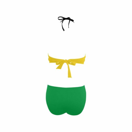Guyana Flag Women's Fringe One Piece Swimsuit