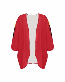 Antigua and Barbuda Flag Women’s Kimono Chiffon Cover Up
