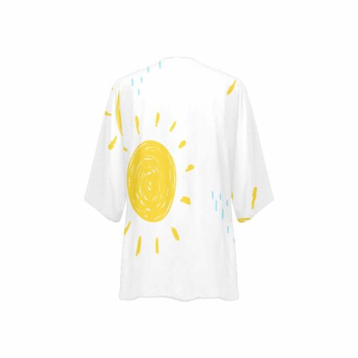 Sunshine & Rain Women’s Kimono Chiffon Cover Up