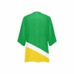 Guyana Flag Women’s Kimono Chiffon Cover Up