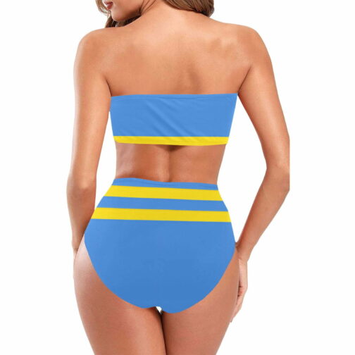 Aruba Flag Chest Wrap Bikini Swimsuit