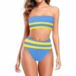 Aruba Flag Chest Wrap Bikini Swimsuit