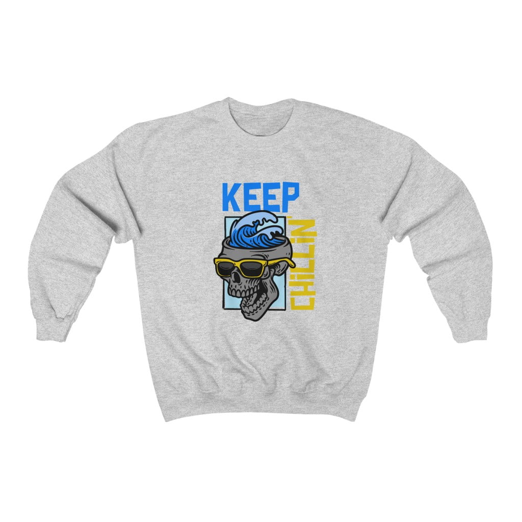 Keep Chillin' Unisex Crewneck Sweatshirt Keep Chillin’ Unisex Crewneck Sweatshirt