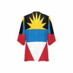 Antigua and Barbuda Flag Women’s Kimono Chiffon Cover Up