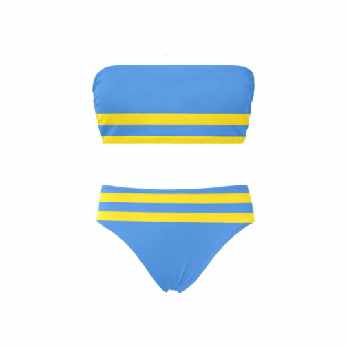 Aruba Flag Chest Wrap Bikini Swimsuit