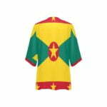 Grenada Flag Women’s Kimono Chiffon Cover Up