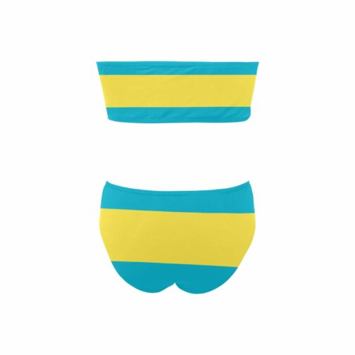 The Bahamas Flag Chest Wrap Bikini Swimsuit