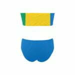 Saint Vincent and The Grenadines Flag Chest Wrap Bikini Swimsuit