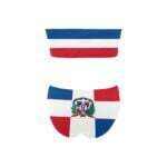 Dominican Republic Flag Chest Wrap Bikini Swimsuit