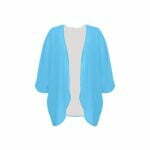 Saint Lucia Flag Women’s Kimono Chiffon Cover Up