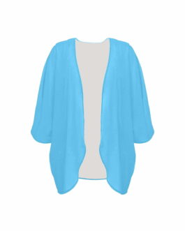 Saint Lucia Flag Women’s Kimono Chiffon Cover Up