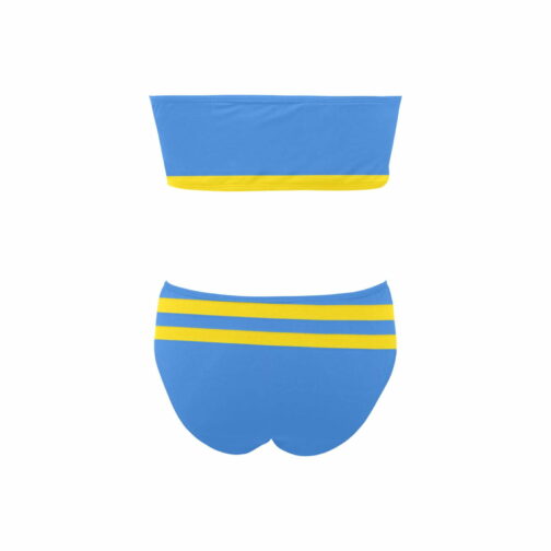 Aruba Flag Chest Wrap Bikini Swimsuit