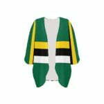 Dominica Flag Women’s Kimono Chiffon Cover Up
