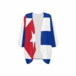 Cuba Flag Women’s Kimono Chiffon Cover Up