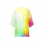 Tie Dye Women's Kimono Chiffon Cover Up