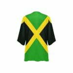 Jamaican Flag Women’s Kimono Chiffon Cover Up