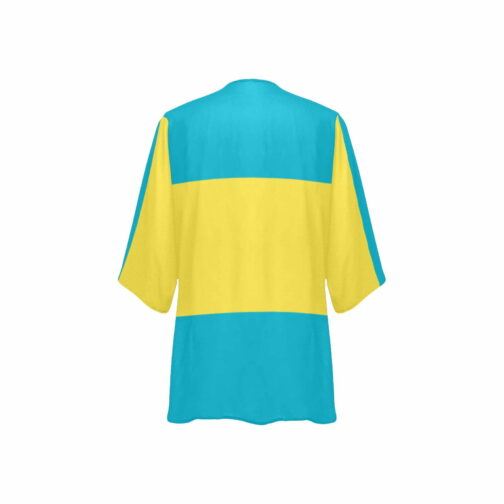 The Bahamas Flag Women’s Kimono Chiffon Cover Up