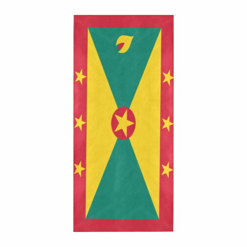 Grenada Flag Beach Towel 32" x 71"