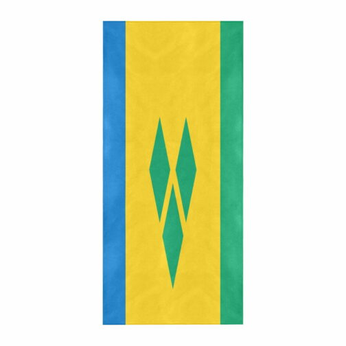 Saint Vincent and the Grenadines Flag Beach Towel 32" x 71"