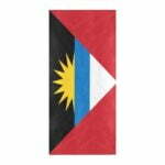 Antigua and Barbuda Flag Beach Towel 32" x 71"