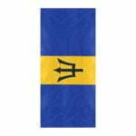 Barbados Flag Beach Towel 32" x 71"