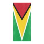 Guyana Flag Beach Towel 32" x 71"