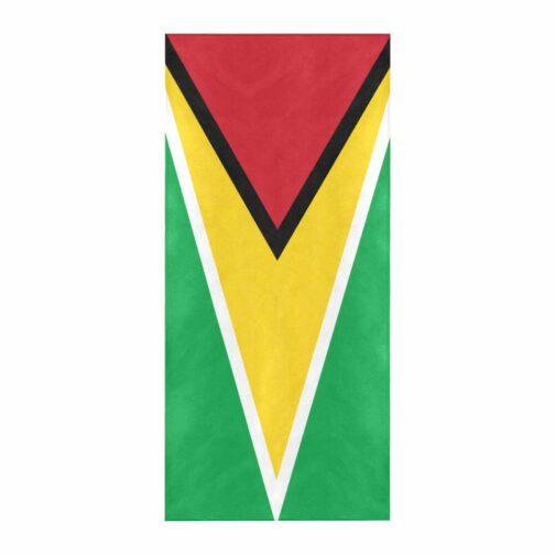 Guyana Flag Beach Towel 32" x 71"