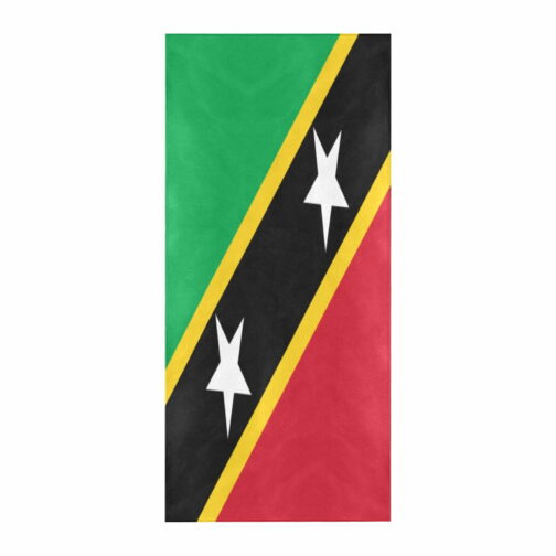 Saint Kitts and Nevis Flag Beach Towel 32" x 71"
