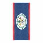 Belize Flag Beach Towel 32" x 71"