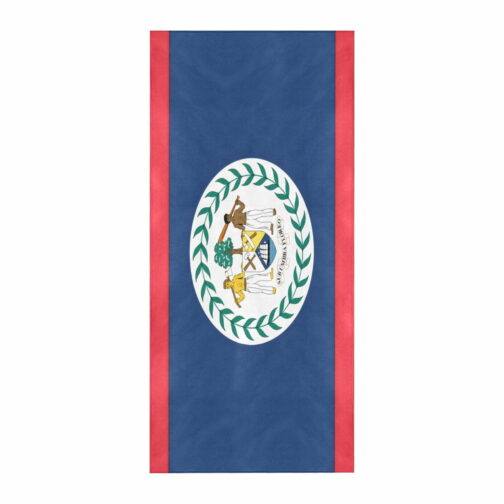 Belize Flag Beach Towel 32" x 71"