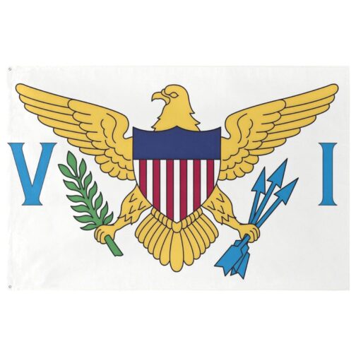 Us Virgin Islands Flag (5 Sizes)(One Side)