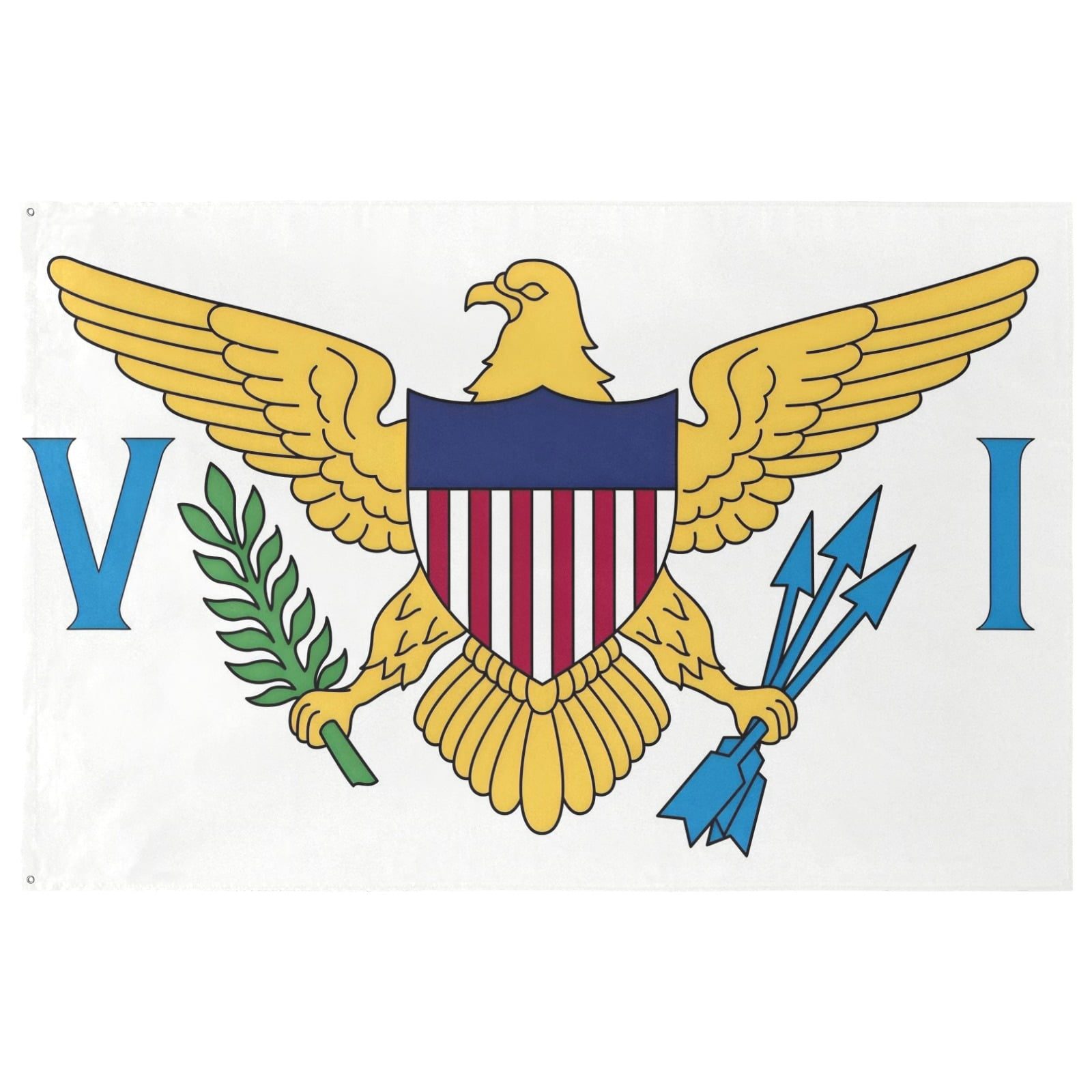Us Virgin Islands Flag (5 Sizes)(One Side)