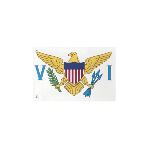 Us Virgin Islands Flag (5 Sizes)(One Side)