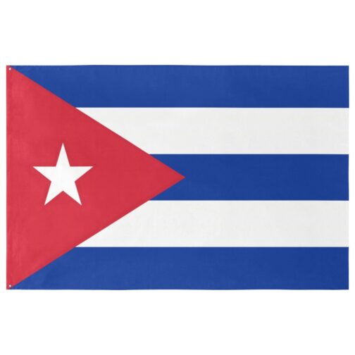 Cuba Flag (5 Sizes)(One Side)