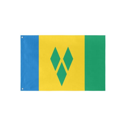 Saint Vincent & The Grenadines Island Flag (5 Sizes)(One Side) - Image 4