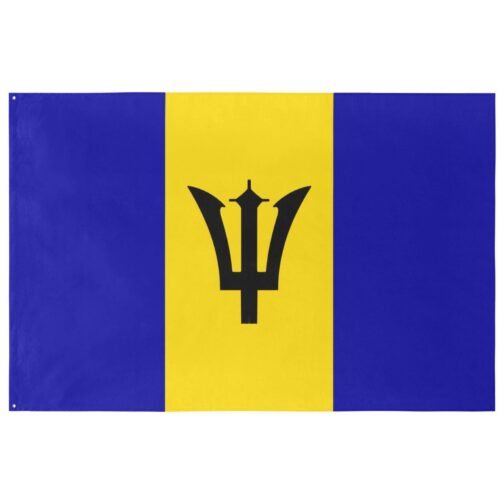 Barbados Flag (5 Sizes)(One Side)