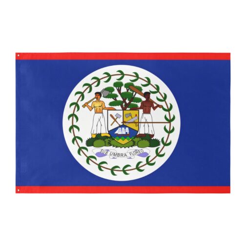 Belize Flag (5 Sizes)(One Side)