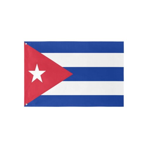 Cuba Flag (5 Sizes)(One Side)