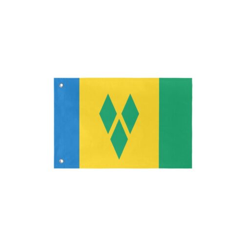 Saint Vincent & The Grenadines Island Flag (5 Sizes)(One Side) - Image 5
