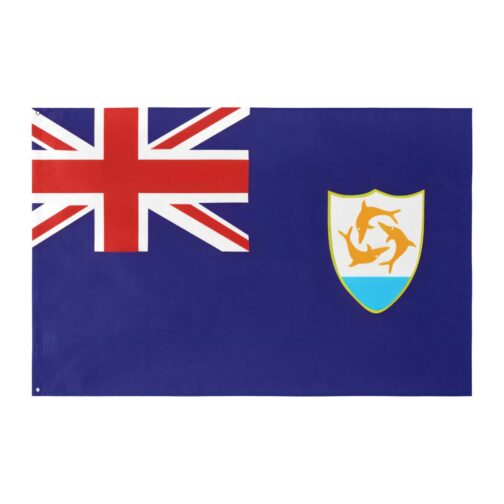 Anguilla Flag (5 Sizes)(One Side)