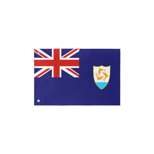 Anguilla Flag (5 Sizes)(One Side)